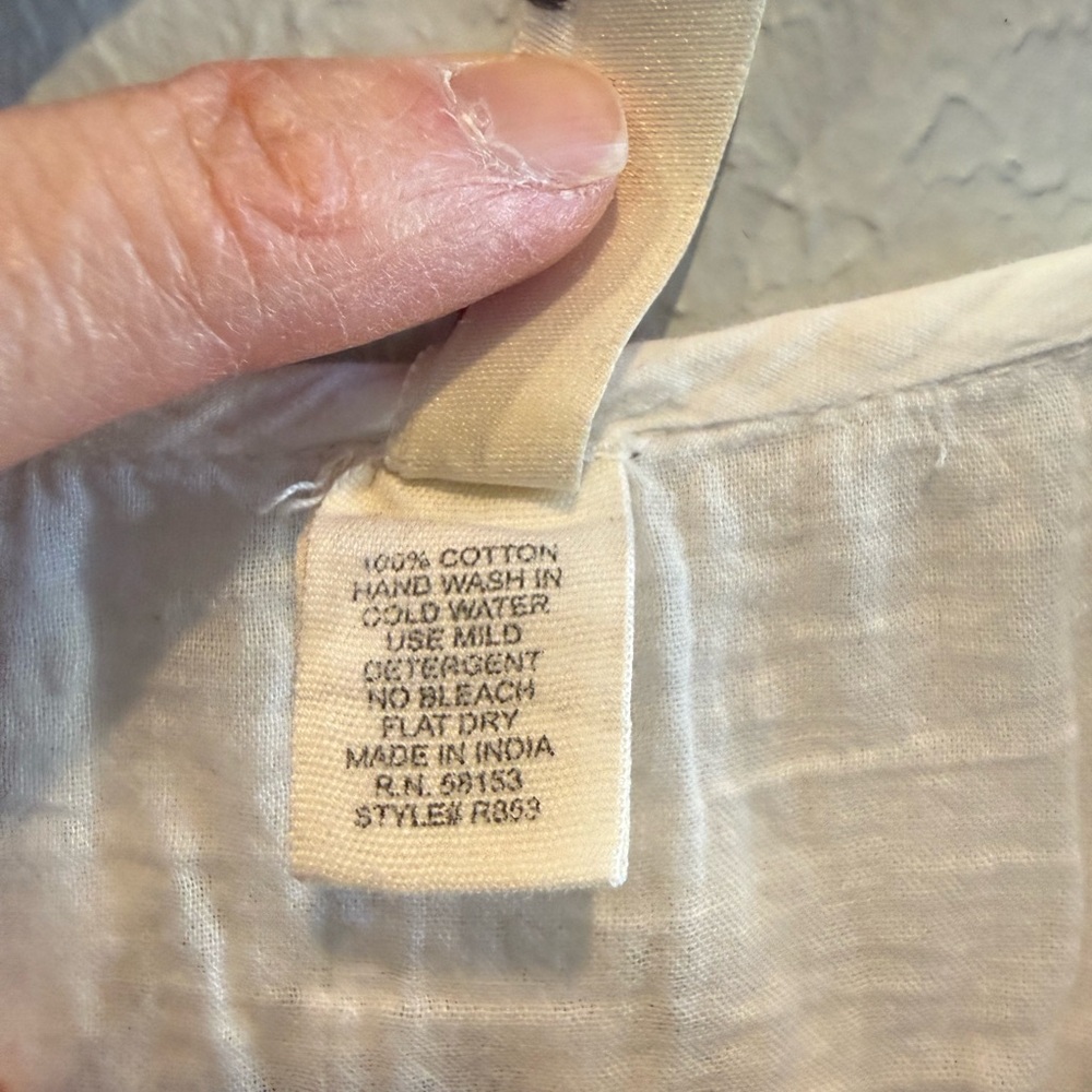 RAGA Cream Embroidered Blouse - Picture 6 of 8